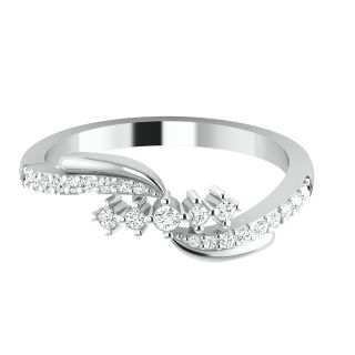 Dai Round Diamond Dainty Ring